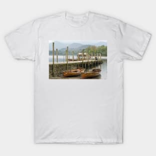 Boats, Derwentwater, Lake District, England T-Shirt